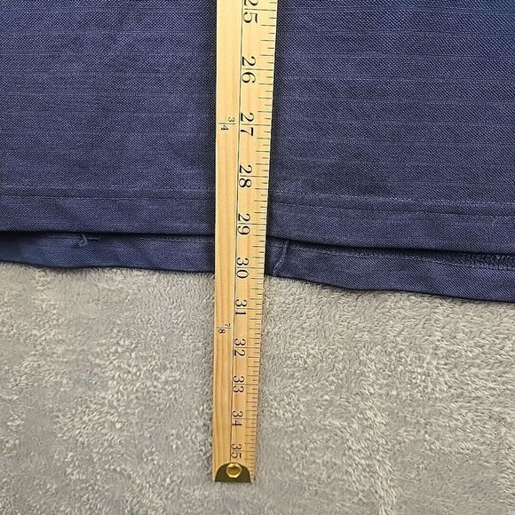 New York‎ Giants Vineyard Vines Performance Golf Polo Mens Medium Blue Stretch - Picture 9 of 10